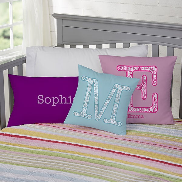 Personalized Kids Pillows - Name & Monogram