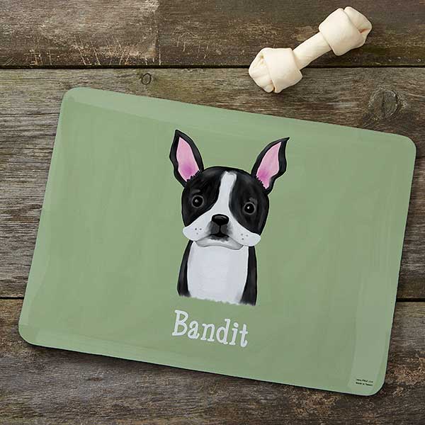 Personalized Dog Food Mat - Top Dog Breeds - 12131