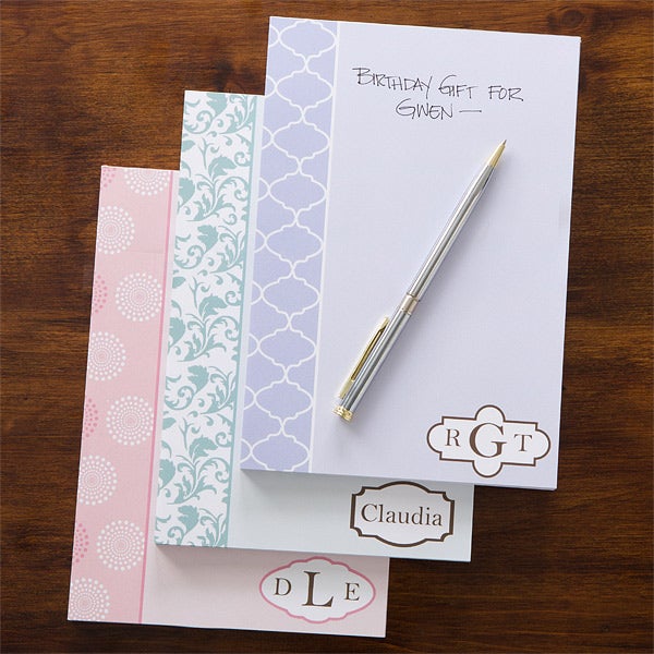 Personalized Notepads for Women - Trendy Signature