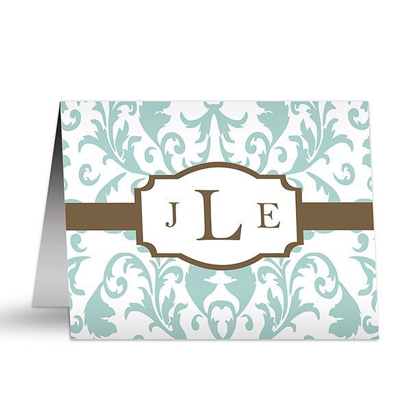 Personalized Note Cards - Trendy Signature - 12229