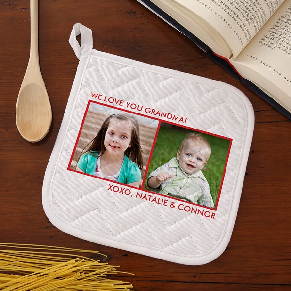 Personalized Photo Aprons & Potholders - 12384