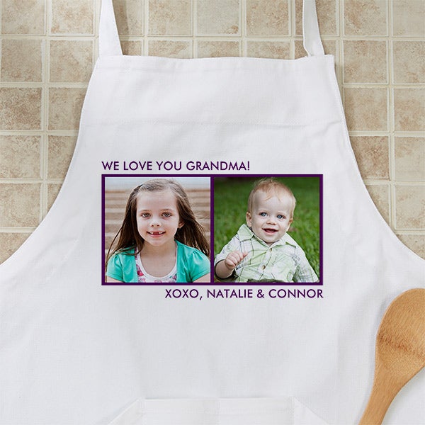 Personalized Photo Aprons & Potholders - 12384