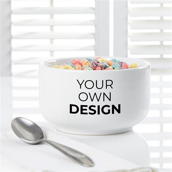 Design Your Own Personalized Cereal Bowls - 12529