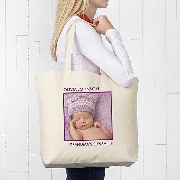 custom photo tote