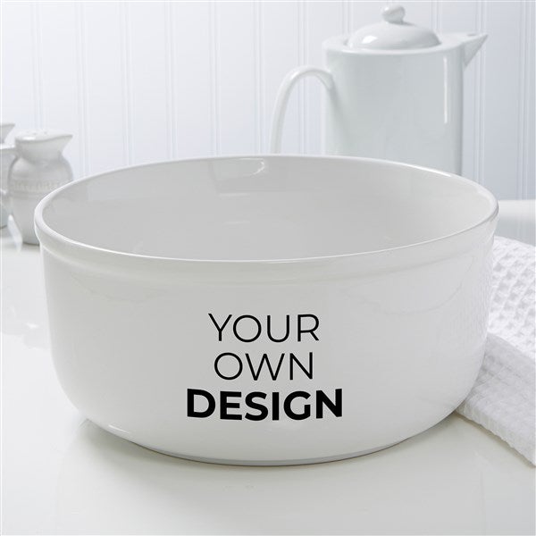 Design Your Own Personalized Serving Bowl - 12898