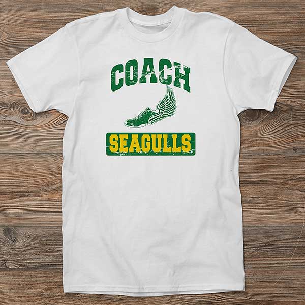 Personalized Sports Coach T-Shirts - 15 Sports