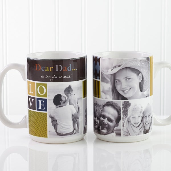 Personalized Large Photo Coffee Mugs - Photo Fun For Him - For Him