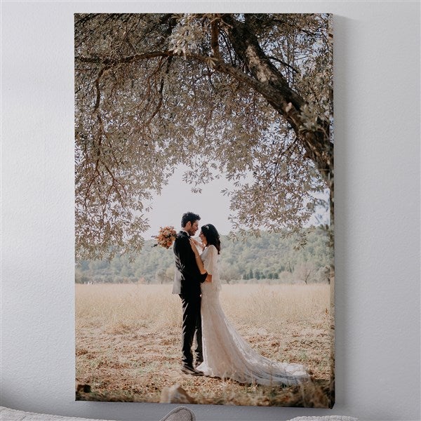 Custom Photo Canvas Print - Wedding Memories - 1316
