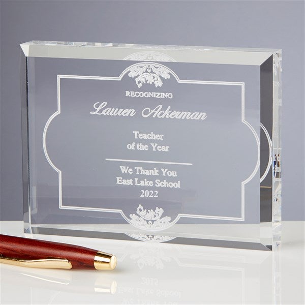 Personalized Achievement Award - Reflections Of Excellence