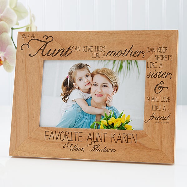 Personalized Aunt Picture Frames - 4x6 