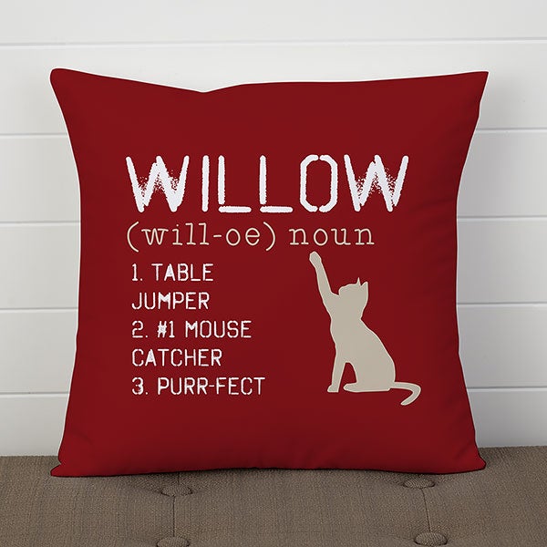 put your cat on a pillow