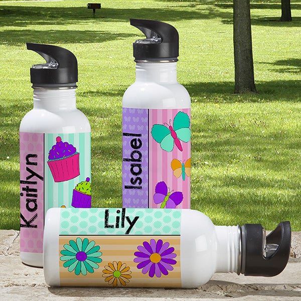 Personalized Water Bottle for Girls - Just For Her - 13765