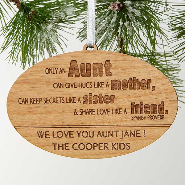 aunt ornament christmas