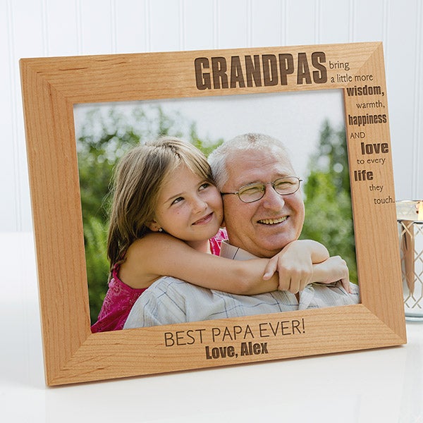 Personalized Grandpa Picture Frames - Wonderful Grandpa - 14026