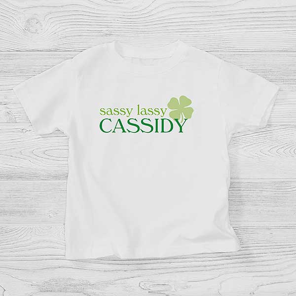 Born to Be Sassy Monogrammed T-Shirt