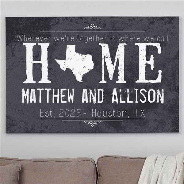 Personalized Canvas Prints - State of Love - 14131