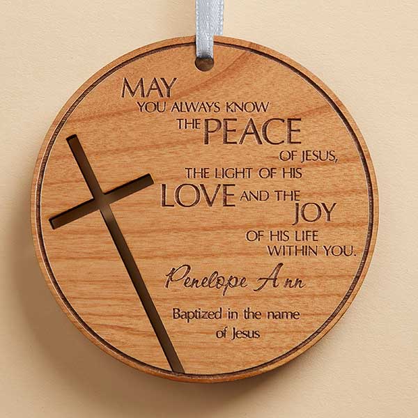 Personalized Wood Medallion Keepsake - Blessing for You - 14163