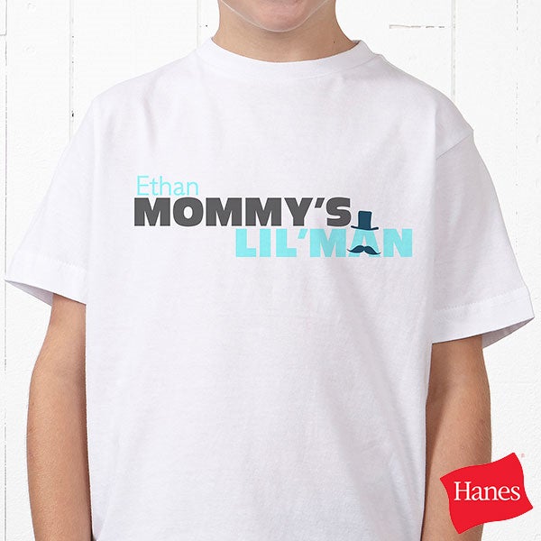 mommy's little man shirt