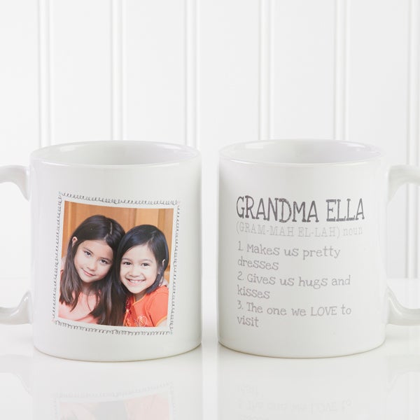 Personalized Photo Coffee Mugs - Definition Of Grandma - 14254