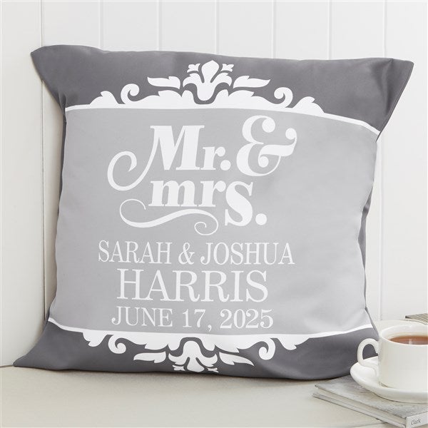 Personalized Throw Pillows - Happy Couple - 14259