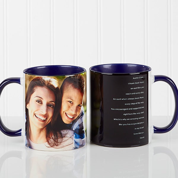 Personalized Coffee Mugs For Her - Photo Sentiments - 14383