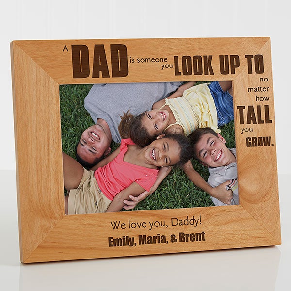 Personalized Picture Frame For Dad 5x7 For Him