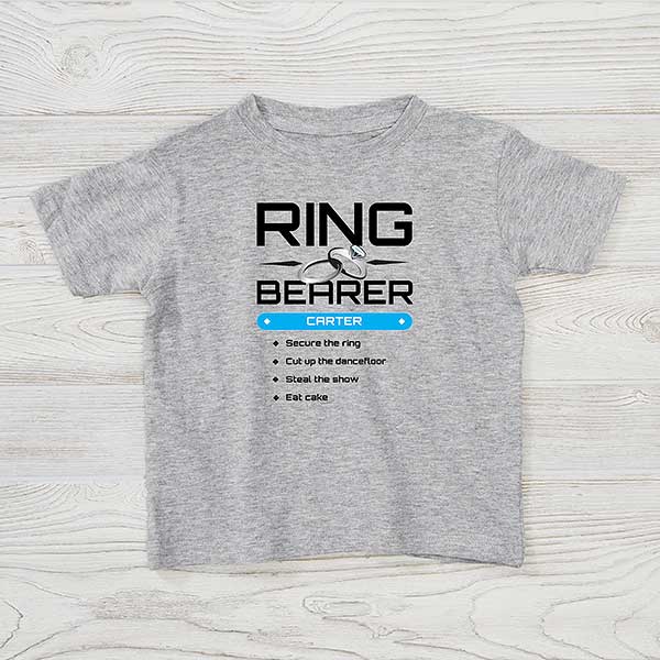 Personalized Ring Bearer T-Shirts - Ring Security - 14480