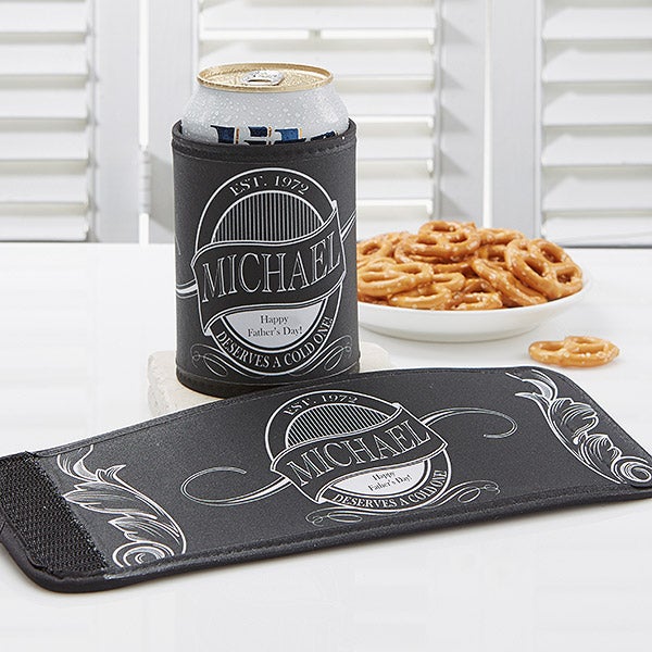 Personalized Can & Bottle Wraps - Father's Day Beer Label - 14498