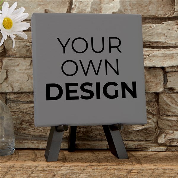 Design Your Own Custom Tabletop Canvas Print 5.5&quot; x 5.5&quot; - 14587