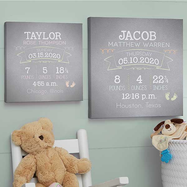 personalized nursery wall art