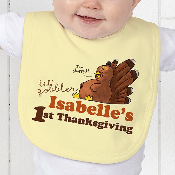 thanksgiving baby bib