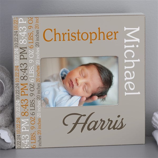 Personalized Picture Frame - Darling Baby Boy - 14861