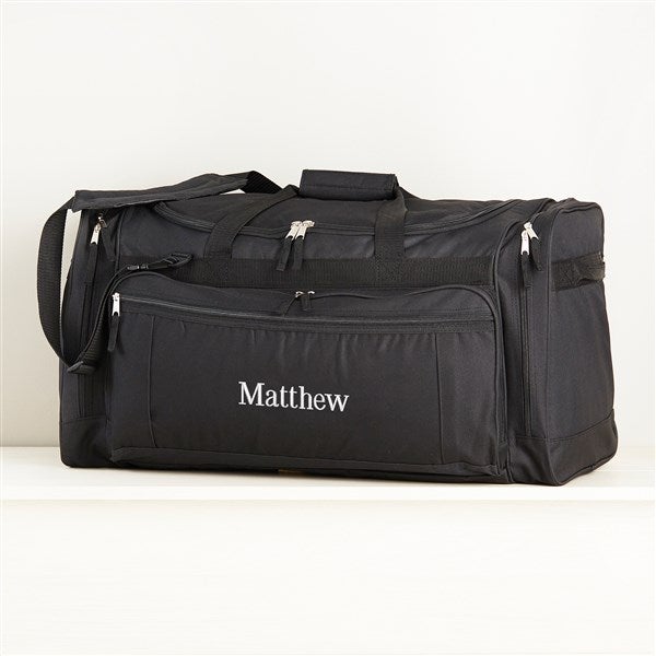 Embroidered Duffel Bag - Deluxe Weekender - 14993