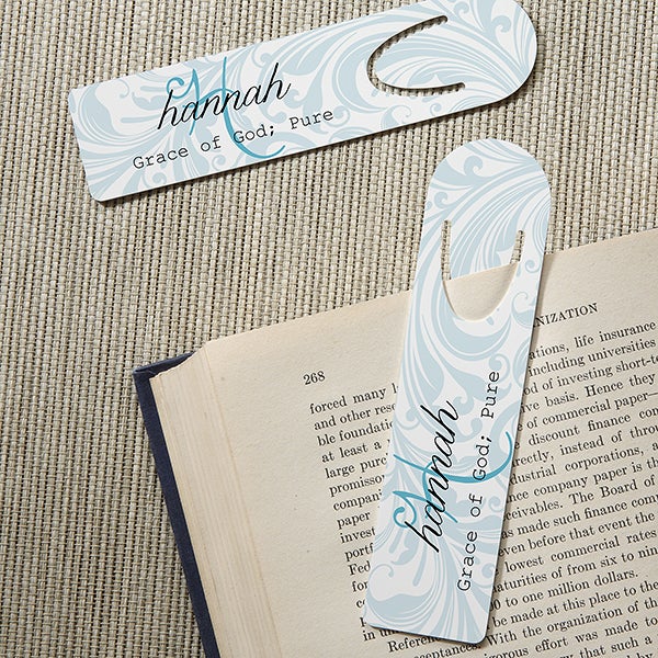 Personalized Women's Bookmark Set - Name Meaning - 15122