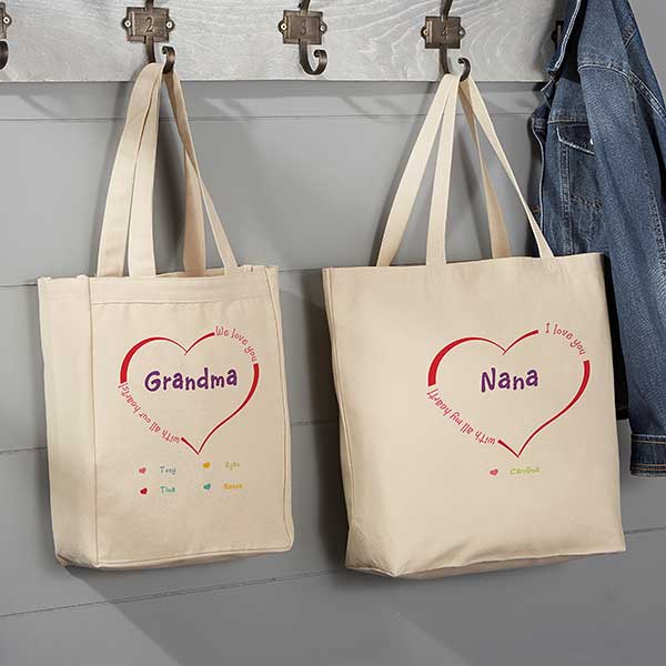 name tote bags