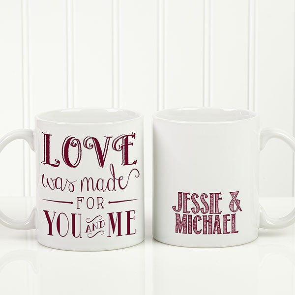 Personalized Romantic Coffee Mug - Love Quotes - 15316