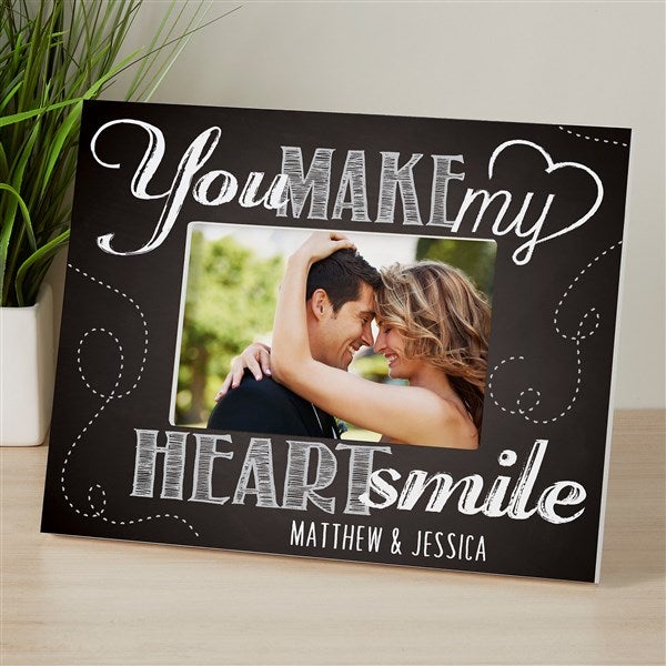 Personalized Photo Frame - You Make My Heart Smile - 15323