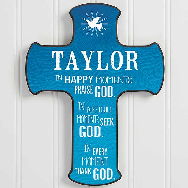 My Blessing Personalized 9.5-inch Wall Cross - First Communion Gifts