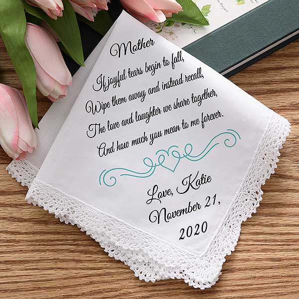 Personalized Wedding Handkerchief 