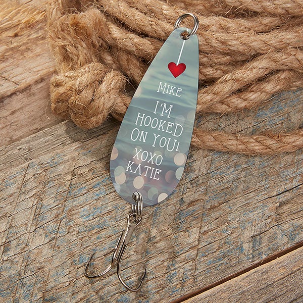 Personalized Fishing Lure - I'm Hooked On You