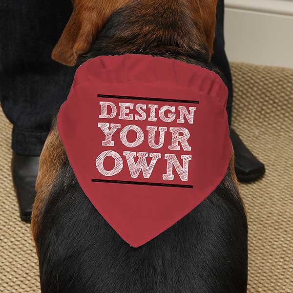 design your own dog bandana