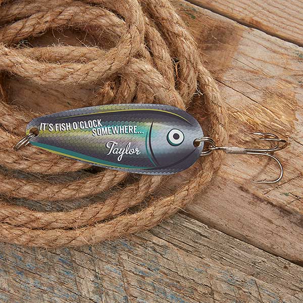 Personalized Fishing Lures - Fish O'Clock