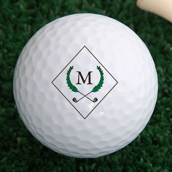 Personalized Golf Ball Set - Golf Pro Crest - 16132