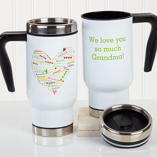 Close to Her Heart Personalized 14 oz. Commuter Travel Mug