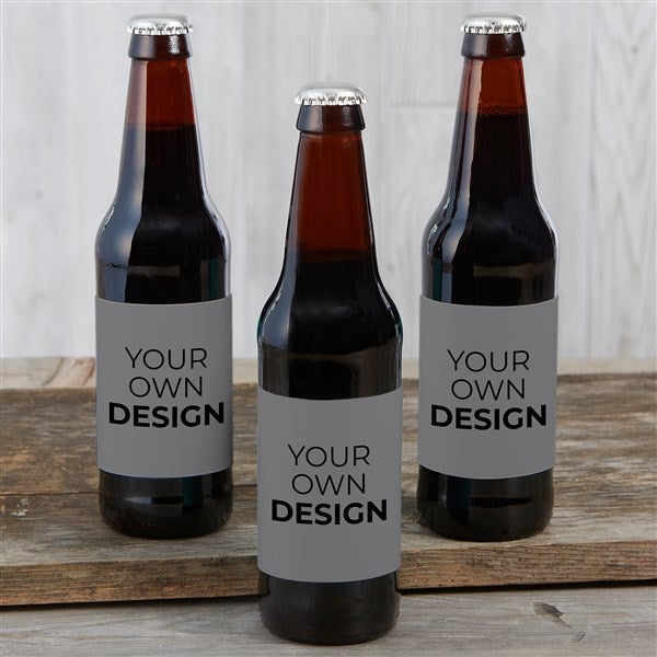 Design Your Own Personalized Beer Bottle Labels - Set Of 6 - 16230