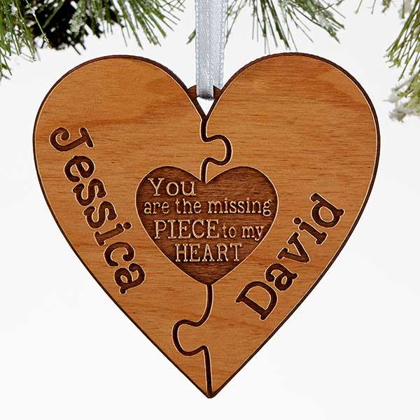 Personalized Couples Christmas Ornaments - Perfect Match - 16240