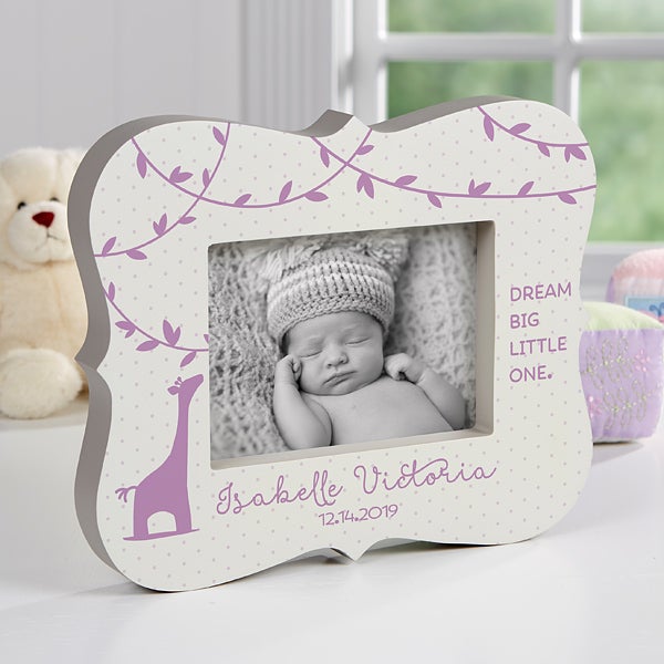 16444 - Baby Zoo Personalized 5x7 Picture Frame Block