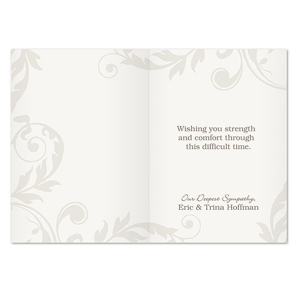 Personalized Sympathy Cards - In Loving Memory