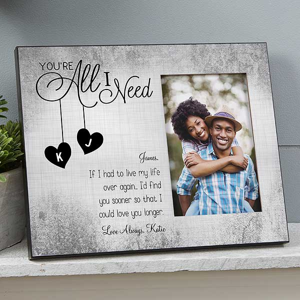 personalized picture frames etsy