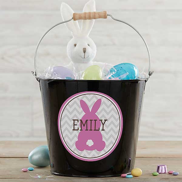 Personalized Mini Treat Bucket - Easter Bunny - 16593